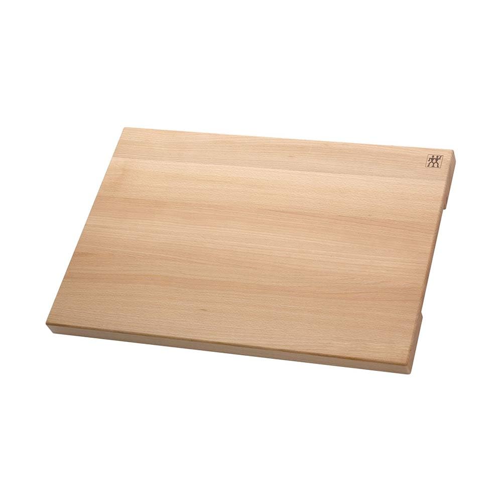 ZWILLING Schneidbrett aus massiven Holz, Buche, Braun, 60 x 40 x 3 cm Schneidbrett, massive Buche, S
