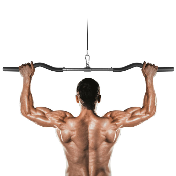 Lyndwin Latzugstange Bizeps Stange Klimmzugstangen Zugstange Muskelzugstange für Zuhause Bodybuildin