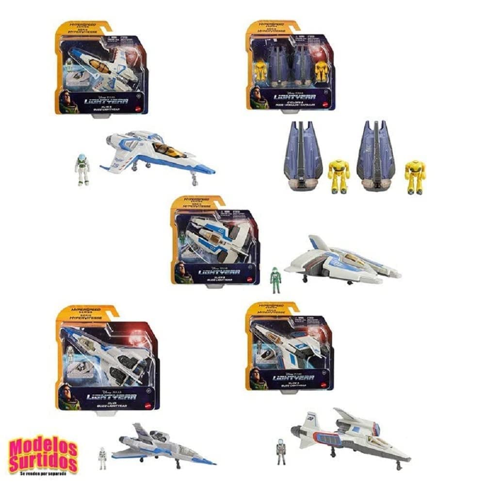 Mattel Lightyear 21-93HHJ-Flugschiff, 15 cm, Mod-Sdos Weltraum, Mehrfarbig, einzigartig
