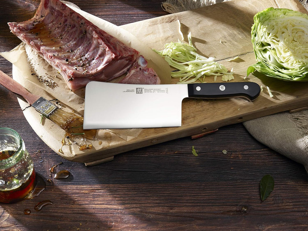 ZWILLING Gourmet Chinesisches Kochmesser, 18 cm, Rostfreier Spezialstahl, Ergonomischer Kunststoff-G