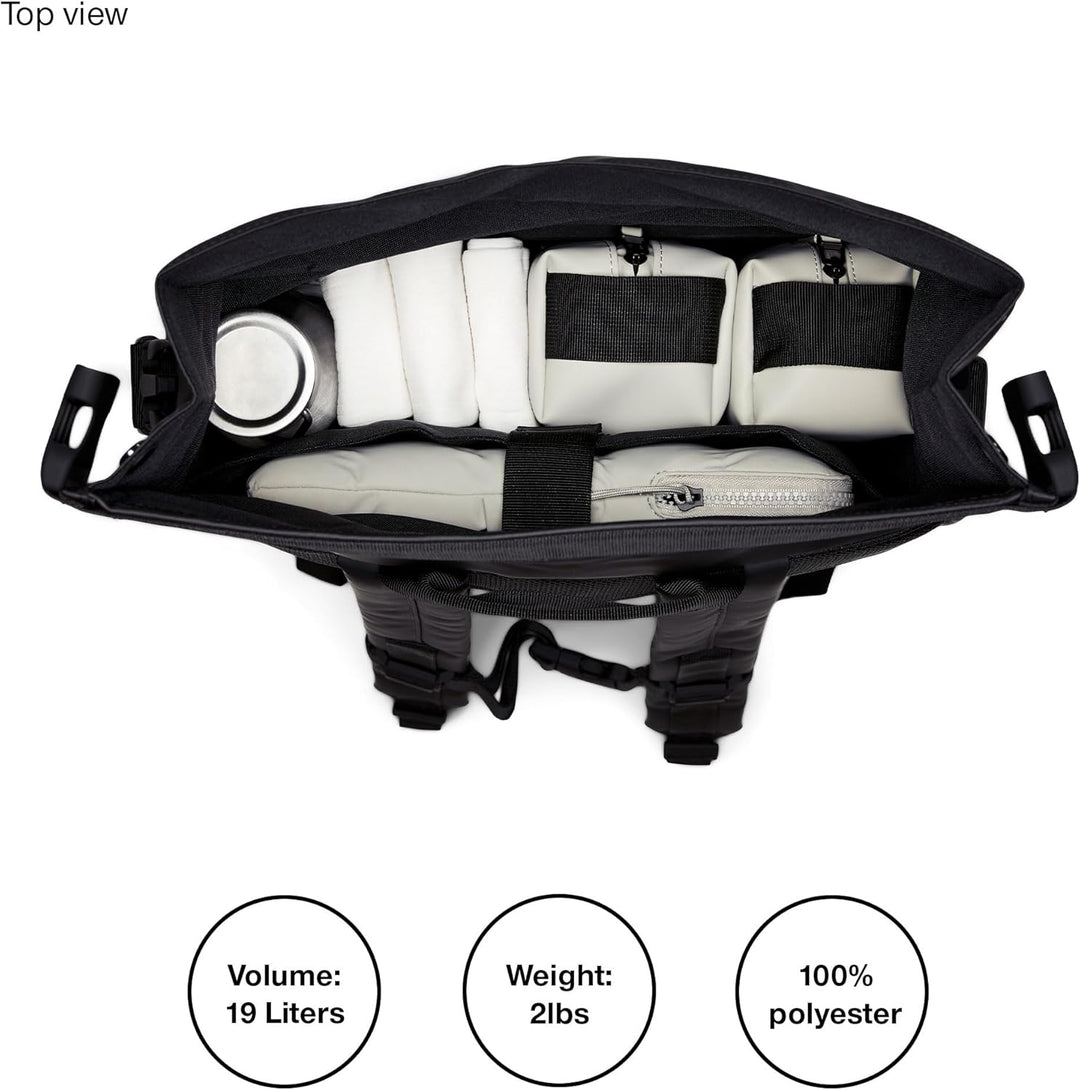 Trail Rolltop Backpack Black Rucksack