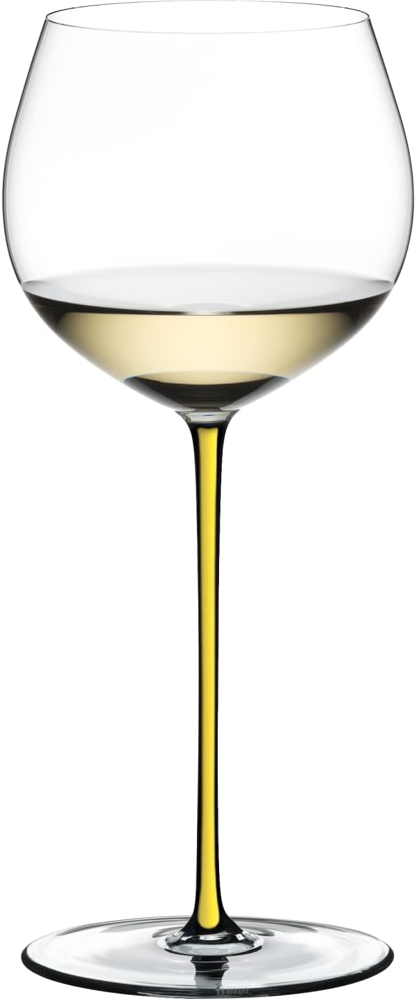 Riedel Fatto A Mano Old World Weinglas im Eichenfass gereifter Chardonnay (Oaked Chardonnay) gelb, i