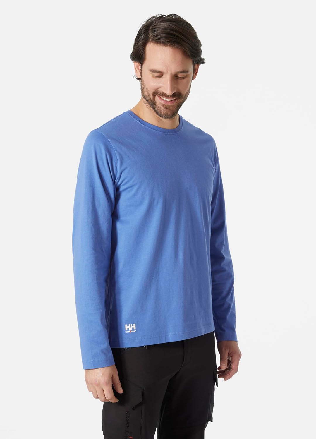 Helly Hansen Workwear Herren Classic Langarmpullover XS Steinblau, XS Steinblau