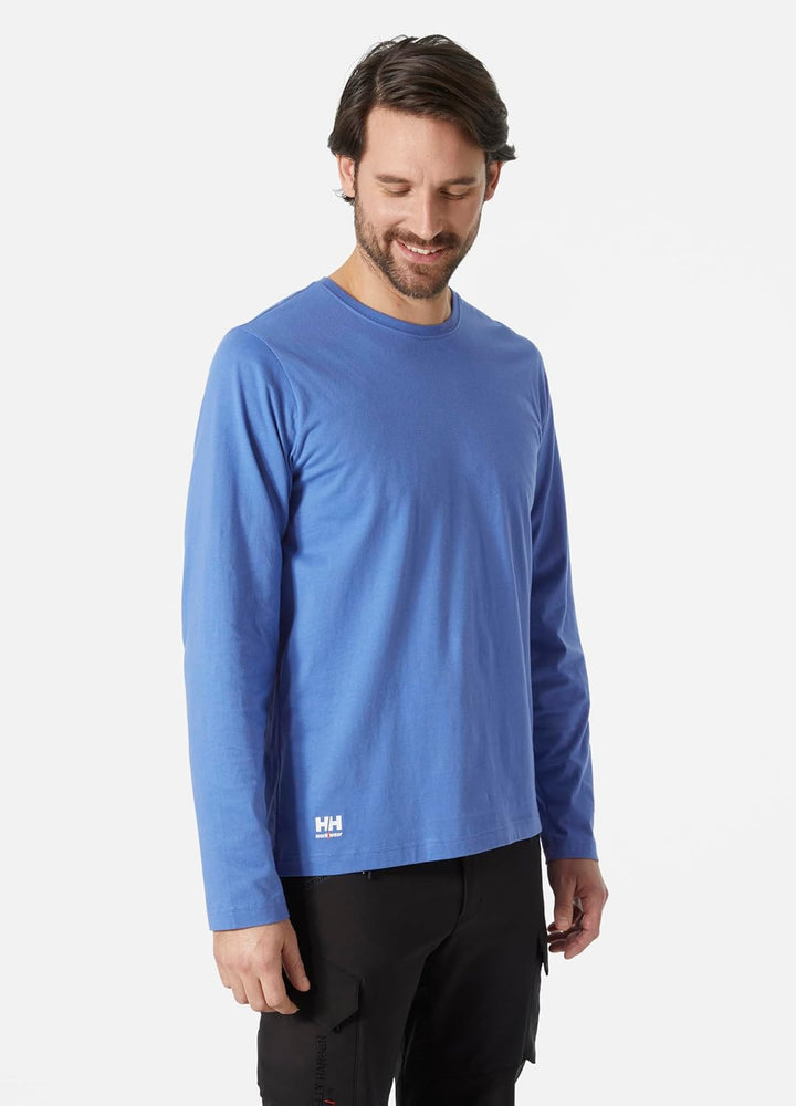 Helly Hansen Workwear Herren Classic Langarmpullover XS Steinblau, XS Steinblau