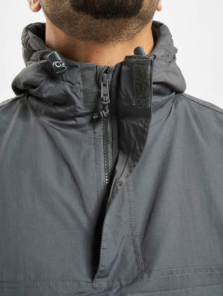 Brandit Herren Windbreaker Jacke S Grau (Anthrazit 5), S Grau (Anthrazit 5)