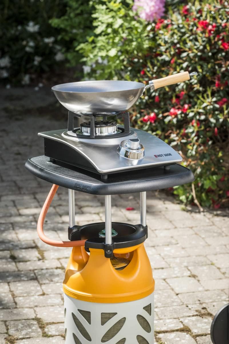 Hot Wok Top Line Tisch für Deine Composite Propan-Gasflasche Camping-Ablage