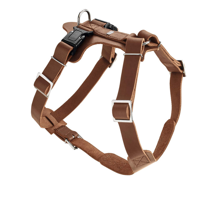HUNTER Aalborg Hundegeschirr, Leder, S-M/1, Cognac cognac S-M/1, cognac S-M/1