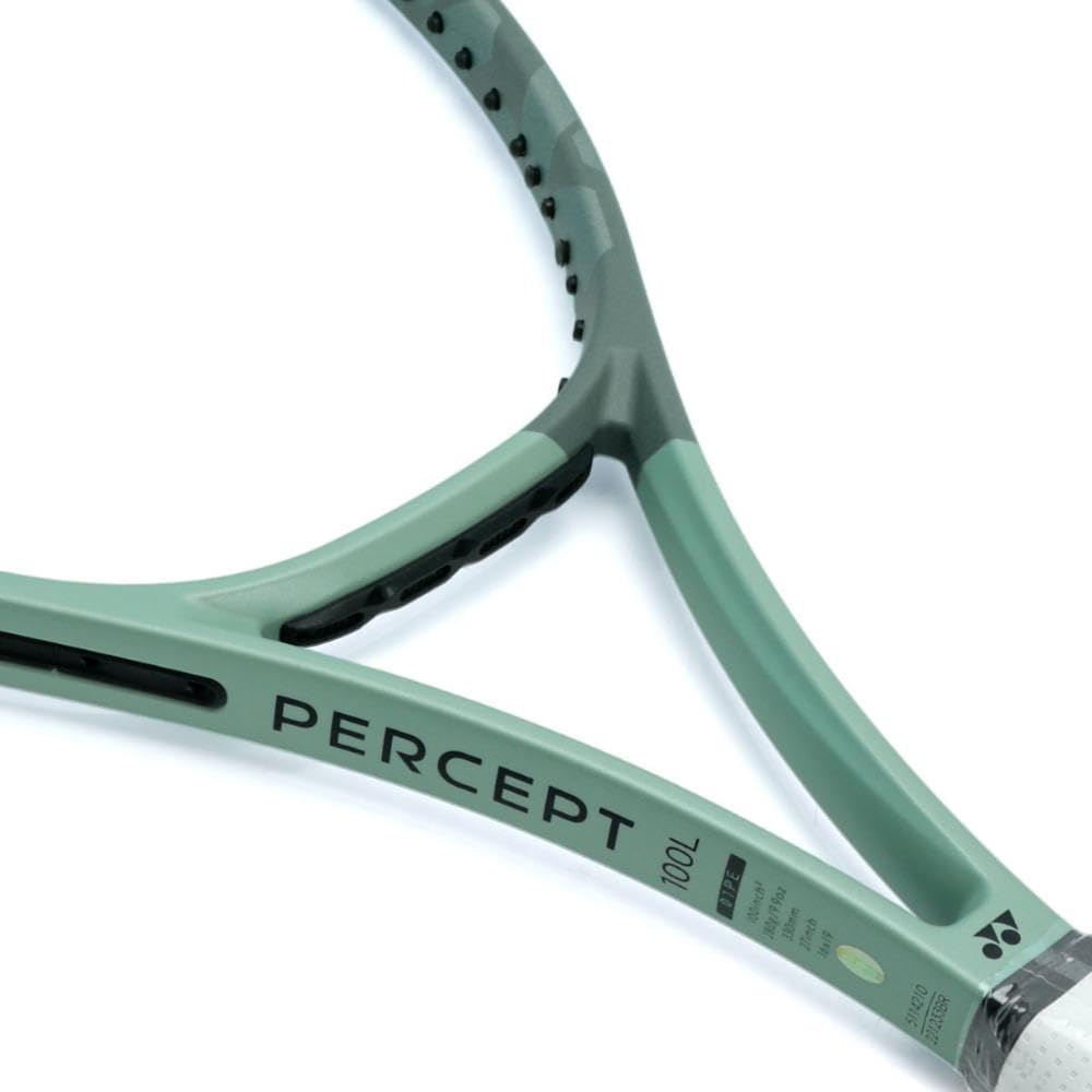 YONEX 23 Percept 100 (280 g) unbesaitet 280 g Tennisschläger Wettkampfschläger Hellgrün – Dunkelgrün