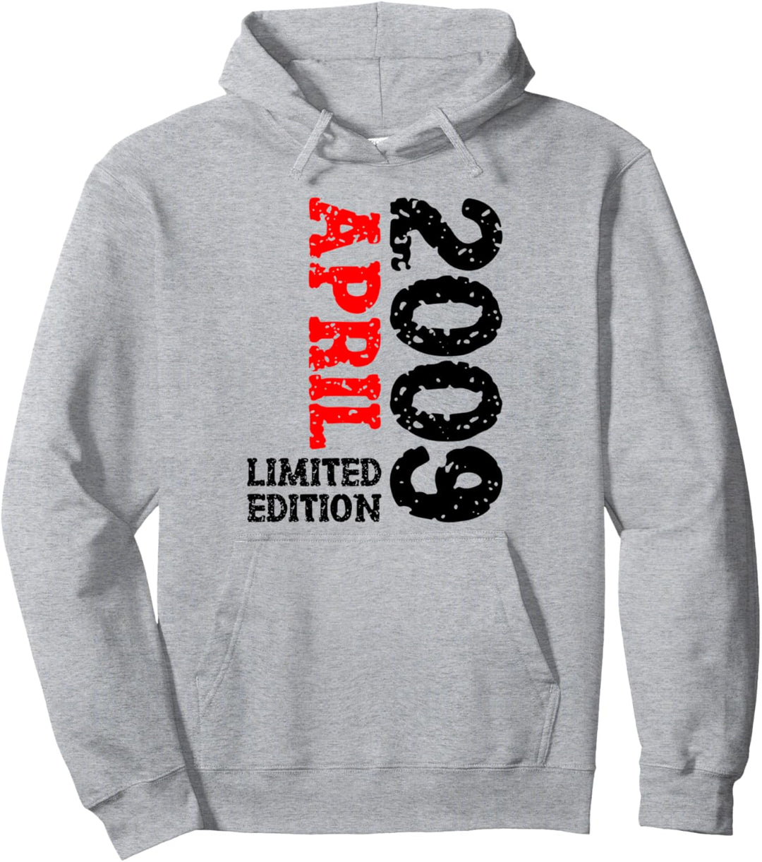 14. Geburtstag Deko Frauen Männer Limited Edition April 2009 Pullover Hoodie