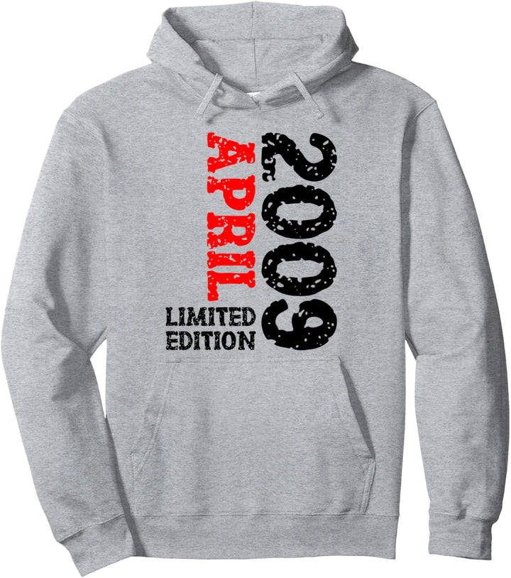 14. Geburtstag Deko Frauen Männer Limited Edition April 2009 Pullover Hoodie