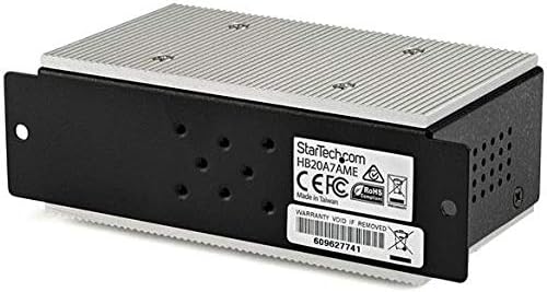 StarTech.com USB 2.0 Hub (7-Port Industrial USB 2.0 Hub mit ESD-Schutz, 350W Überspannungsschutz , W
