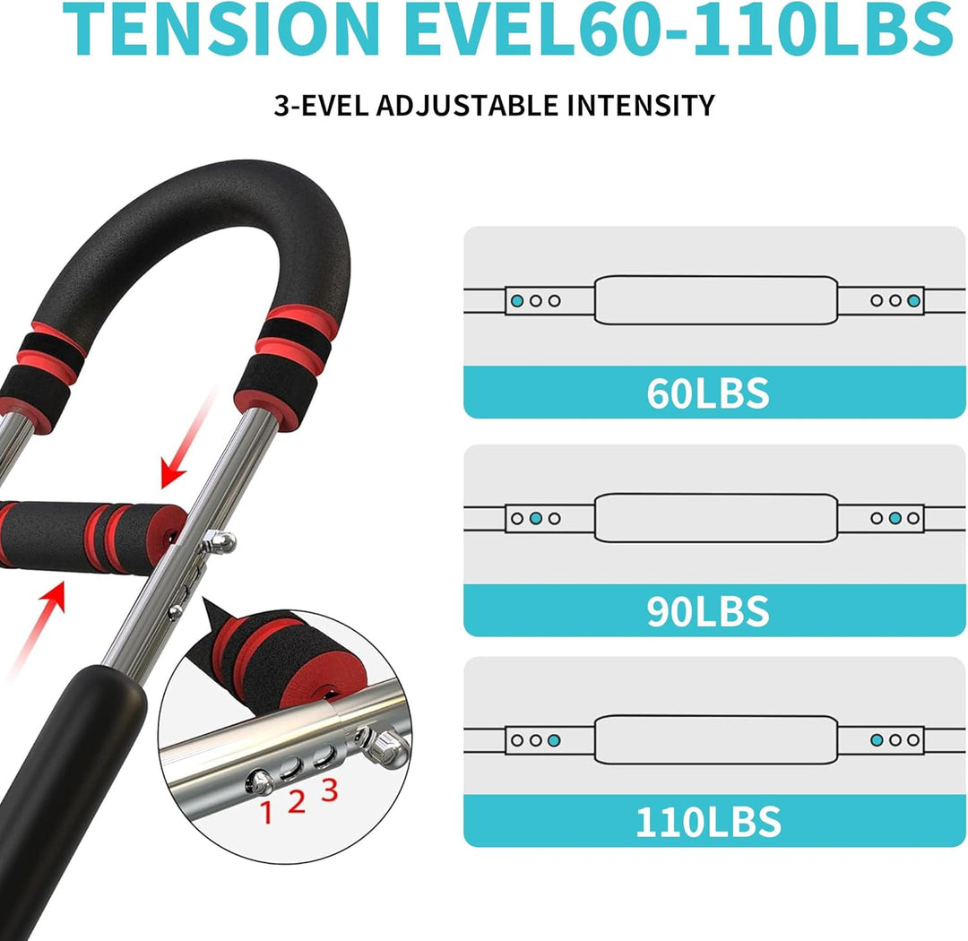 Armtrainer, Twister-Armtrainer, verstellbarer Brust-Expander, Trizeps-Workout-Ausrüstung, perfekte K