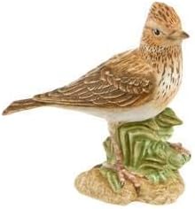 Goebel Vogel des Jahres 2019 Feldlerche-Figur aus Biskuitporzellan, Masse: 5,5cm x 10,5cm x 9,5cm, 3