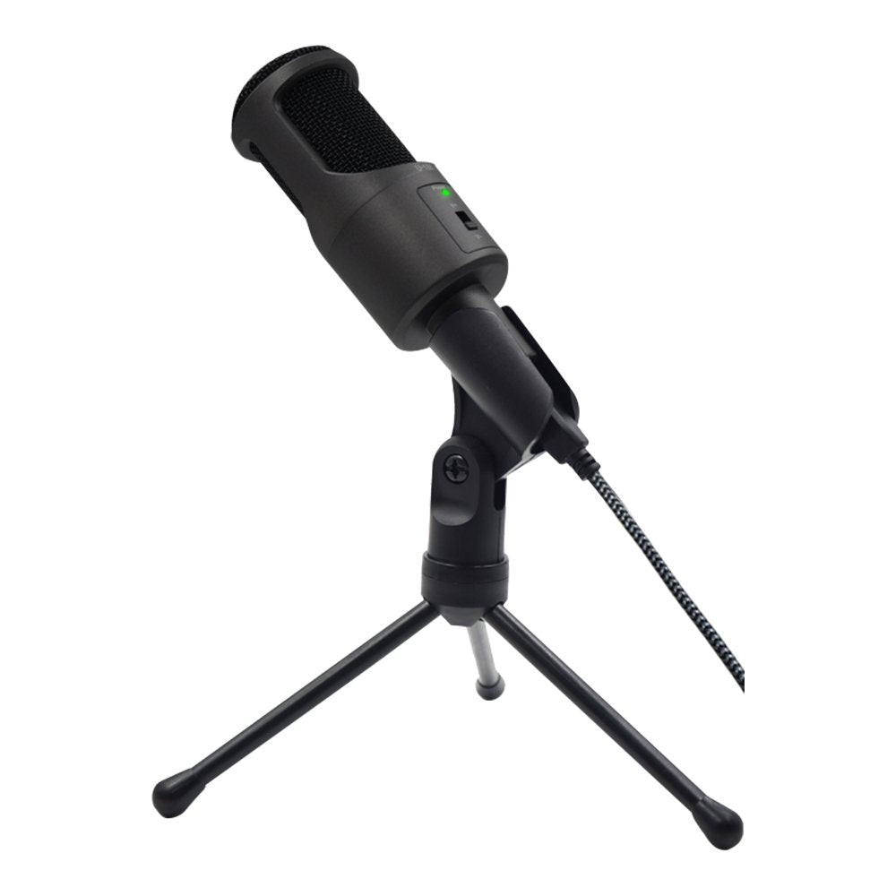 Woxter Mic Studio 50 - Kondensieren Mikrofon, Stativ enthalten, USB-Anschluss, kompatibel mit YouTub