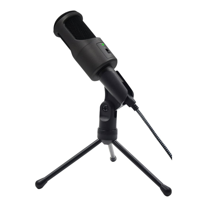 Woxter Mic Studio 50 - Kondensieren Mikrofon, Stativ enthalten, USB-Anschluss, kompatibel mit YouTub