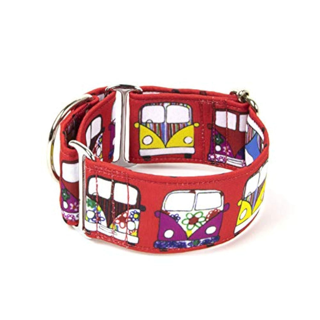 Galguita Amelie Martingale Halskette, 5 cm, M, Rot 5cm de Ancho Talla M (30 - 39 cm de diÃ¡metro), 5