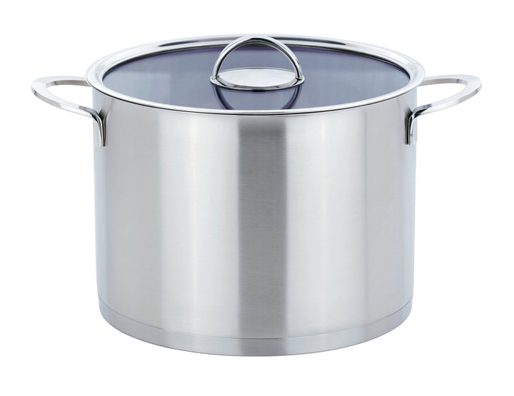 GSW 893268 Elegance Alleskocher mit Glasdeckel 26cm / ca. 10,0 Liter, Edelstahl, Silber, 26 cm, 2-Ei