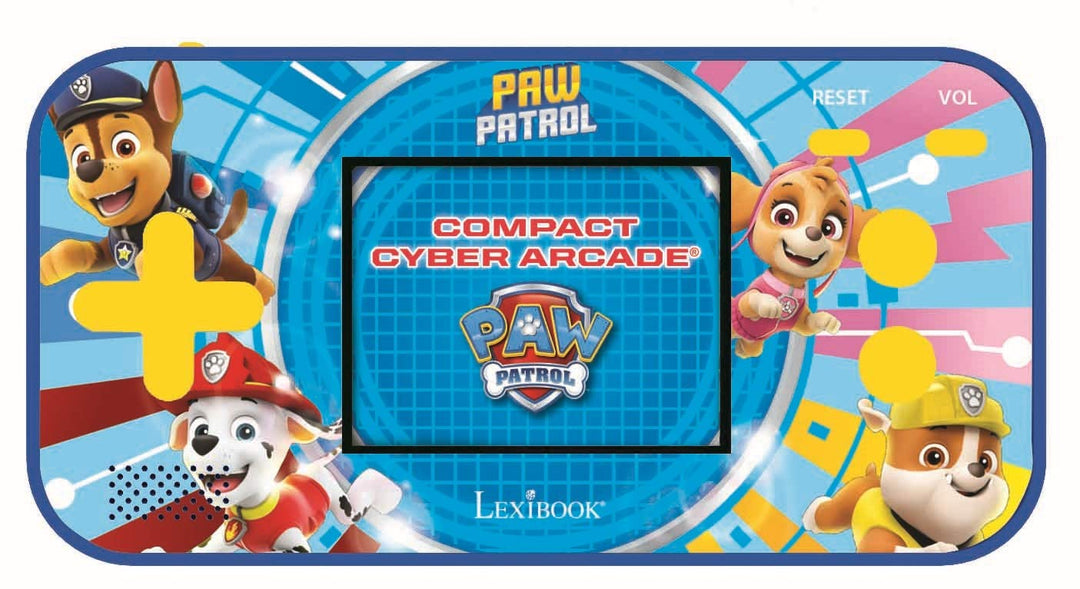Lexibook JL2367PA Paw Patrol Helfer auf Vier Pfoten Chase Compact Cyber Arcade Tragbare Spielkonsole