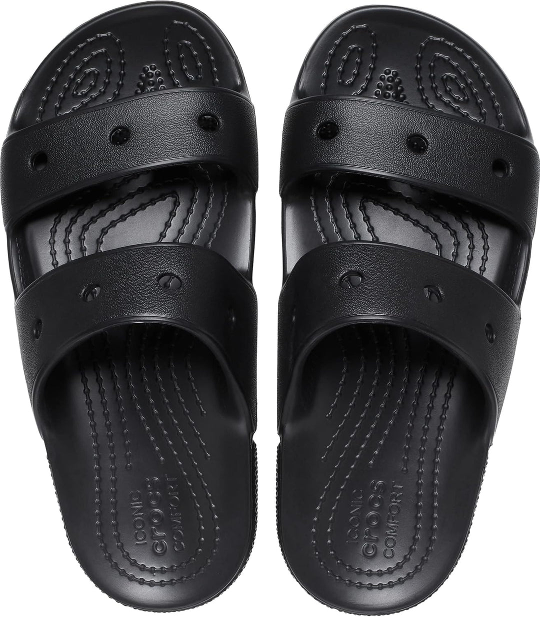 Crocs Classic K Sandale, Unisex Kinder 39 EU Schwarz, 39 EU Schwarz