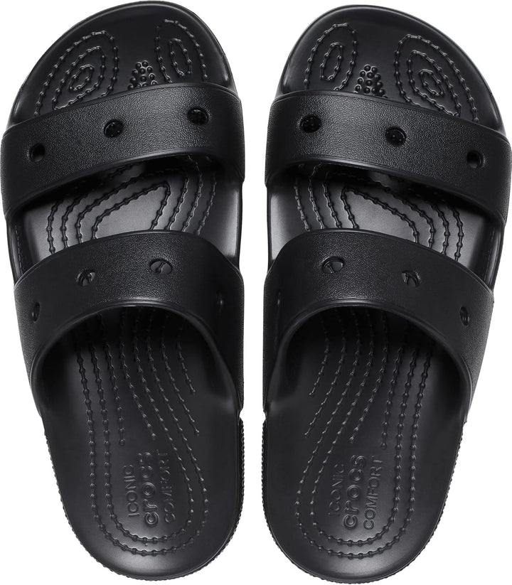 Crocs Classic K Sandale, Unisex Kinder 39 EU Schwarz, 39 EU Schwarz