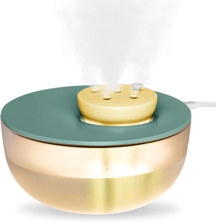 Rainpal 1,2L Mini Luftbefeuchter mit Beleuchtung, 20dB Leise 6-Speed Adjustable Cool Mist Humidifier