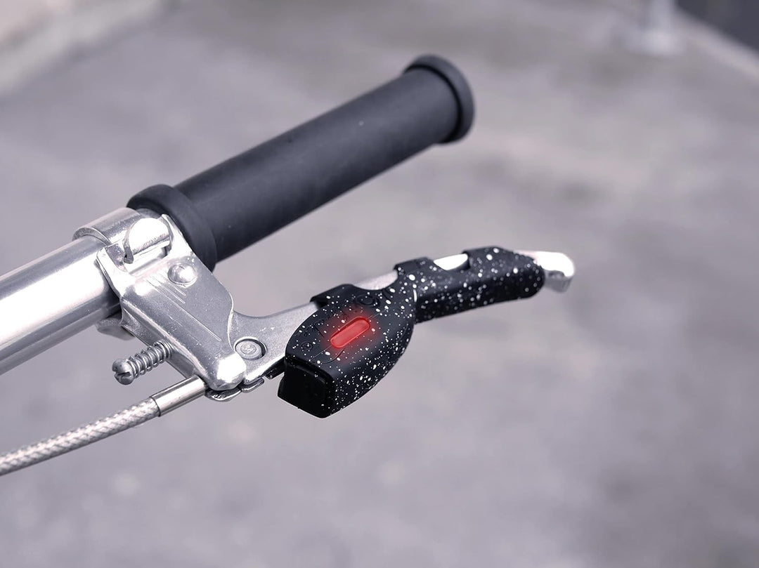OVERADE OxiBrake Bremsendetektor-Griff – Verbinden Sie es mit einer Fahrradbeleuchtung der Oxi Serie