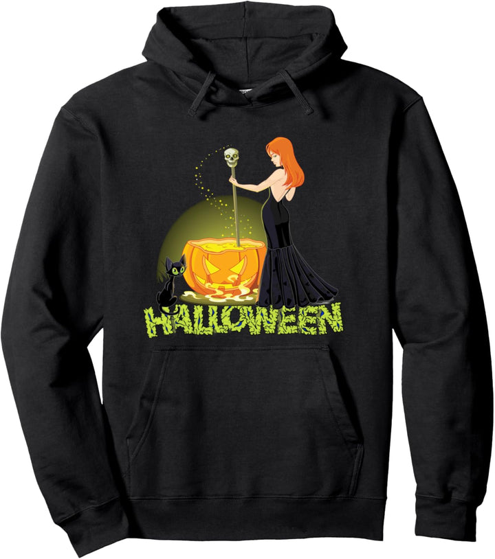 Zauber Nette Hexe Halloween Kostüme Pullover Hoodie