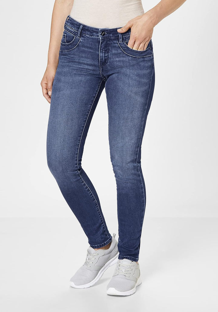 PADDOCK'S Shape Denim Röhrenjeans mit Stretch Lucy Blau 34W / 30L, Blau 34W / 30L