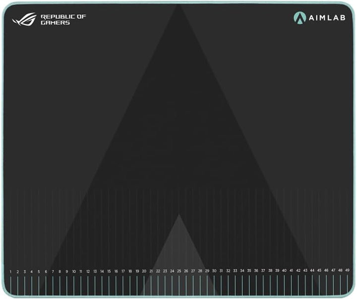 ASUS ROG Hone Ace Aim Lab Edition Gaming-Mauspad (mit Messmarkierungen für die ROG Aim Lab Software,
