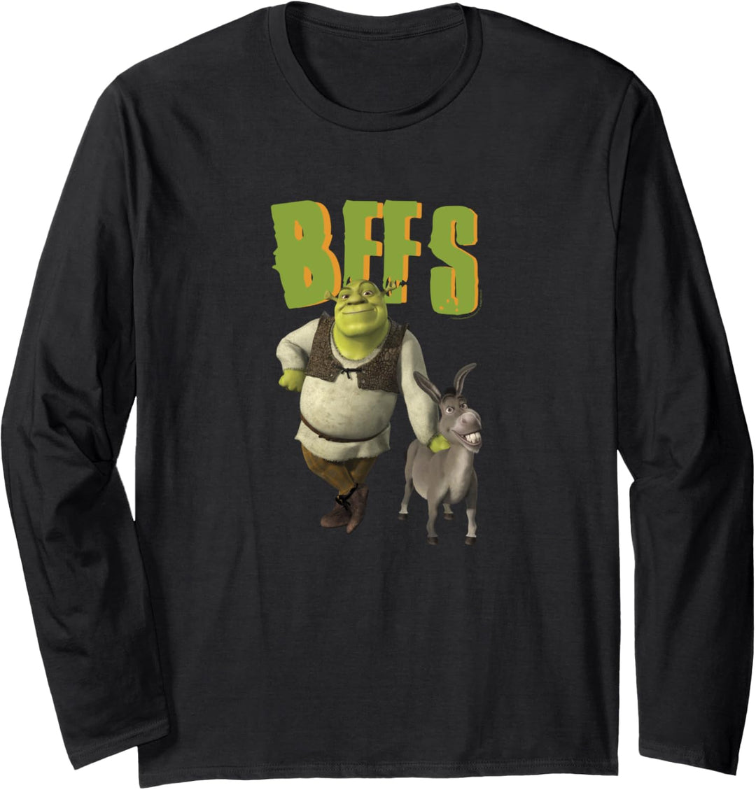 Shrek 2 And Donkey BFFS Langarmshirt