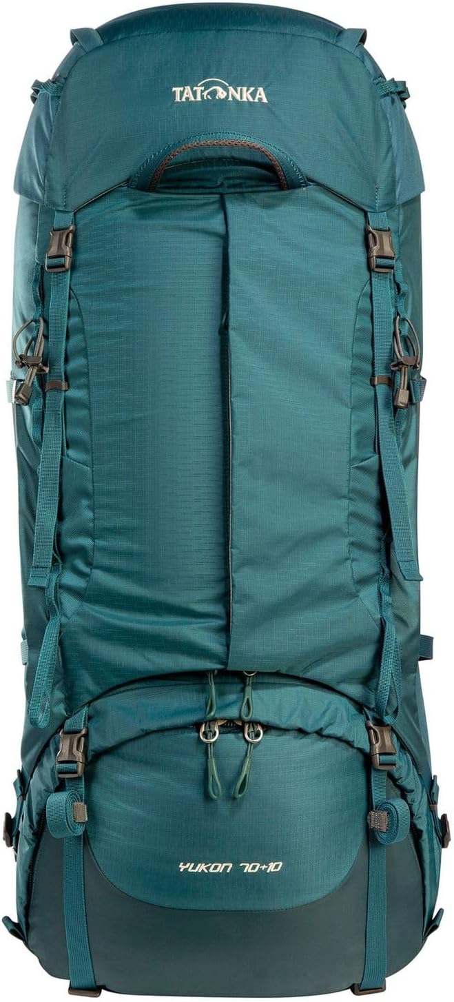 Tatonka Yukon 70+10 - Trekkingrucksack mit Frontzugriff, verstellbarem Rückensystem, extra Bodenfach