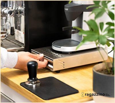 ragazzino Kaffee Abklopfbehälter | Sudschublade für Espresso Siebträgermaschine | Abschlagkasten mit
