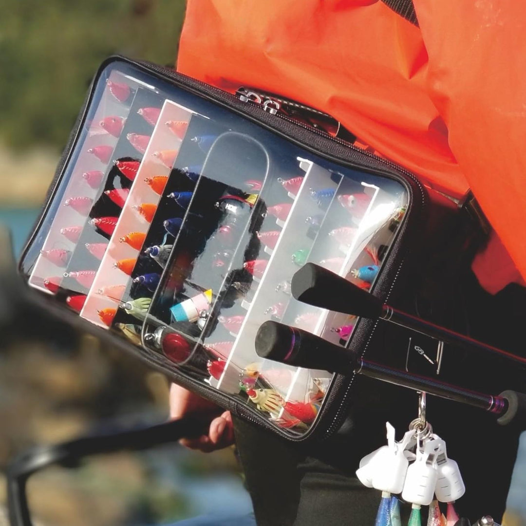 Waterproof Tackle Container | Köderbox | Angeltasche (Tackle Container + 30 Wobbler), Tackle Contain