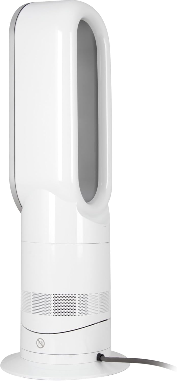 Dyson Hot+Cool Jet Focus AM09 - High Performance Cooling Fan and Fan Heater (White/Silver) AM09 Dyso
