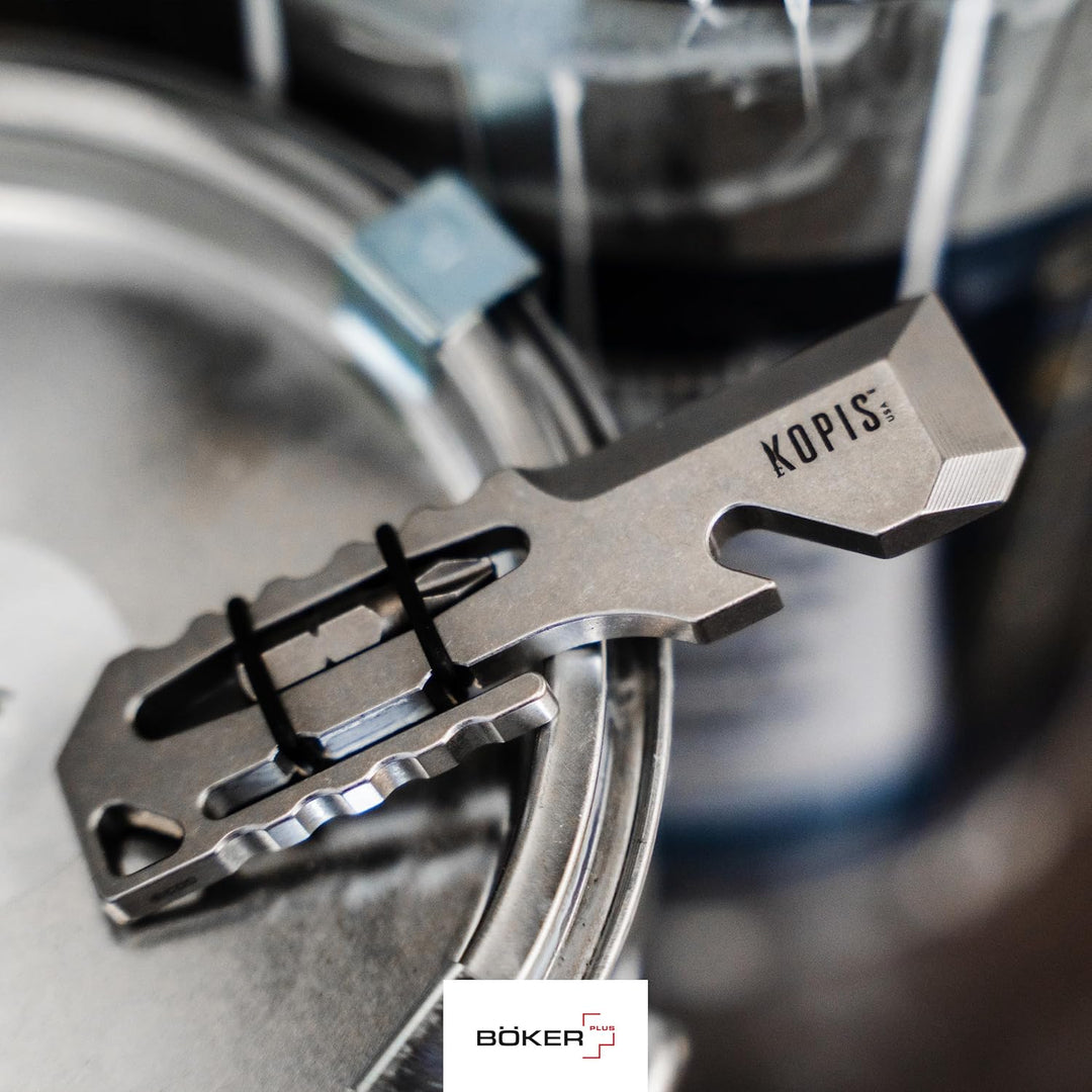 BÖKER PLUS® Grift - EDC Multifunktionstool - VA Hebel-Werkzeug rostfrei - Everyday Carry Prybar mit