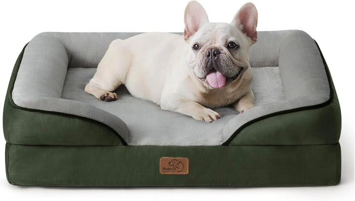 Bedsure orthopädisches Hundebett Ergonomisches Hundesofa - 71x58 cm Hundecouch mit eierförmiger Kist