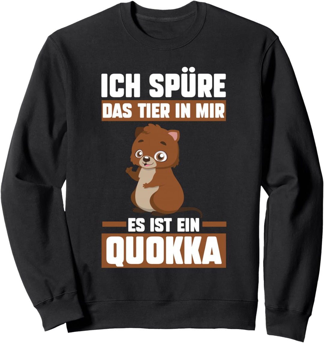 Quokka Kurzschwanzkänguru Sweatshirt