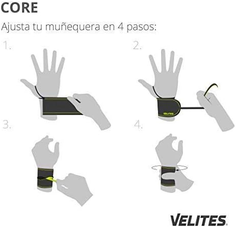 Velites Handgelenkbandage Core Einheitsgrösse Rot, Einheitsgrösse Rot