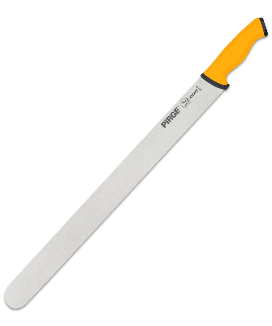 Pirge Duo Dönermesser 55 cm Gelb - Aufschnittmesser - Schärfstes Döner Langmesser - Schneidemesser -