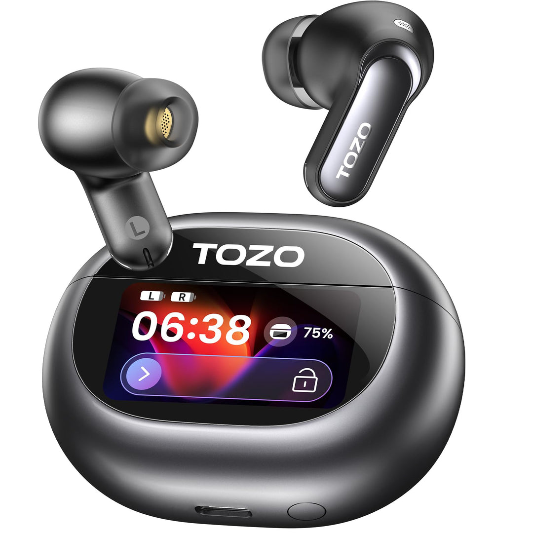 TOZO NC20 Pro Bluetooth Kopfhörer mit Geräuschunterdrückung,Active Noise Cancelling Kopfhörer mit Sm