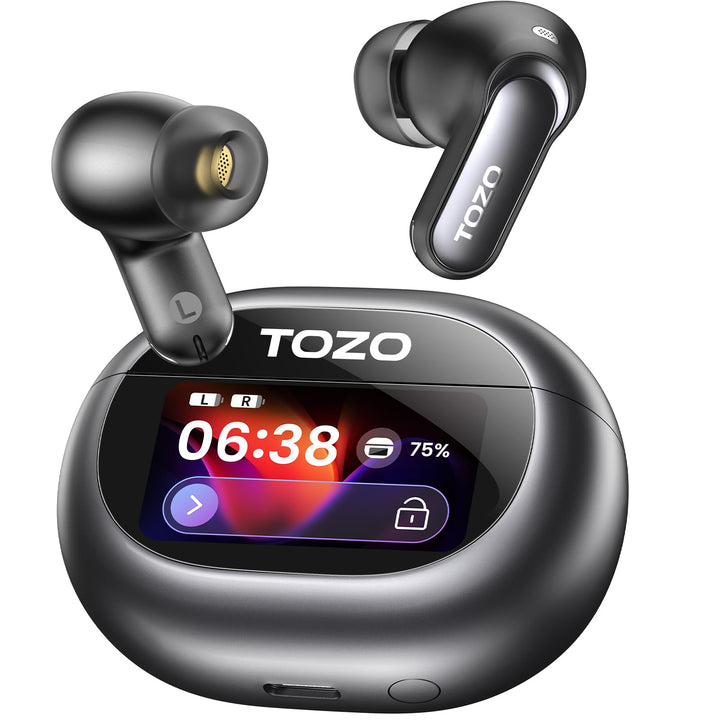 TOZO NC20 Pro Bluetooth Kopfhörer mit Geräuschunterdrückung,Active Noise Cancelling Kopfhörer mit Sm