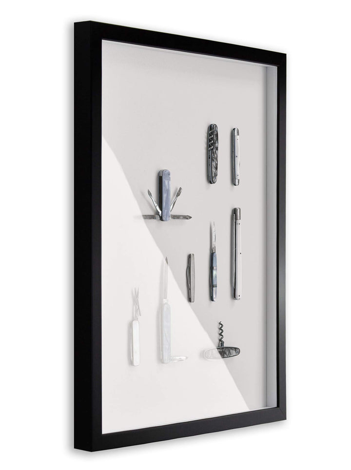 Objektrahmen Talon SPACE 60x60 cm Schwarz Matt 3D Bilderrahmen zum Befüllen, 60x60 cm Schwarz Matt