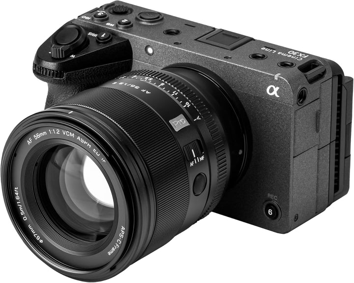 VILTROX 56mm F1.2 Pro E,AF 56mm f1.2 E Mount Objektiv für Sony,Autofokus APS-C Objektiv für Sony a7S