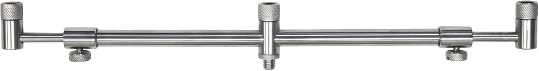 Angel Domäne Stainless Steel Buzzbars - Verstellbare Buzzer Bars 30-50cm für 3 Ruten (heavy - 1 Stüc