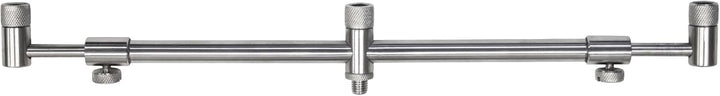 Angel Domäne Stainless Steel Buzzbars - Verstellbare Buzzer Bars 30-50cm für 3 Ruten (heavy - 1 Stüc