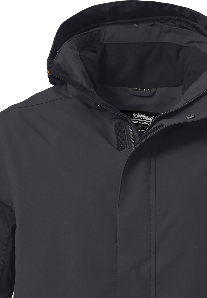 Killtec Herren Kos 87 Mn Jckt_xenios Funktionsjacke/Outdoorjacke mit abzippbarer Kapuze S Schwarz, S