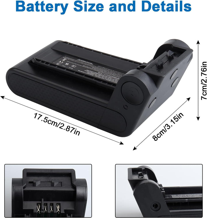 21.6V 4600mAh XBATR640EU Ersatzakku Kompatibel Mit Shark IP1251 IP1250 IP1255 IP1251C IP1220 IP1220C
