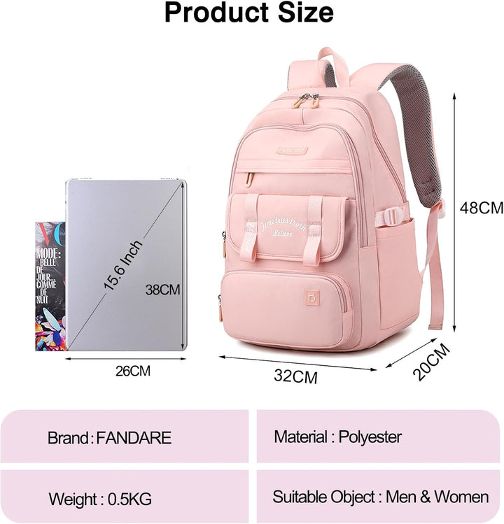 FANDARE Schulranzen Mädchen Schulrucksack Schultasche Kinderrucksack Jungen Handgepäck Rucksack Schu