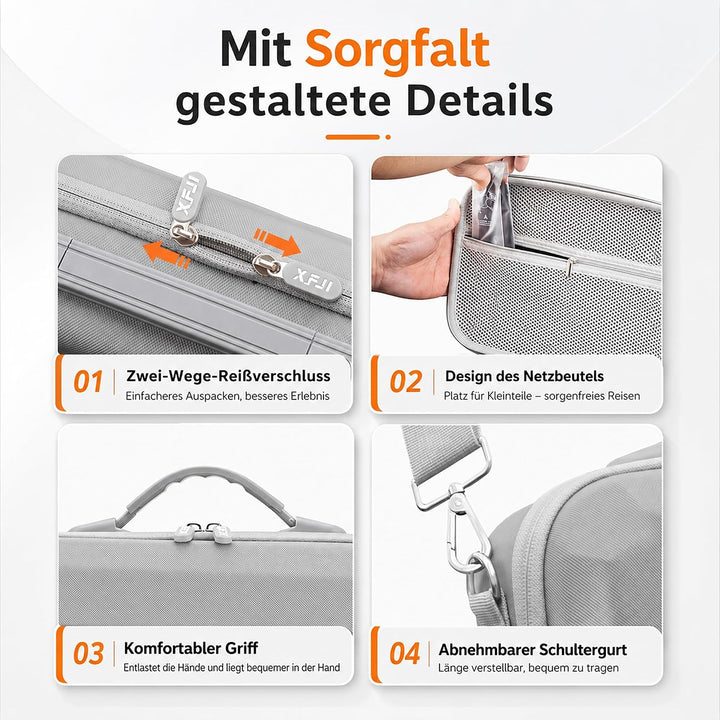 Mini 3 Tasche, Tragbar PU Case für DJI Mini 4/3 Pro Zubehör
