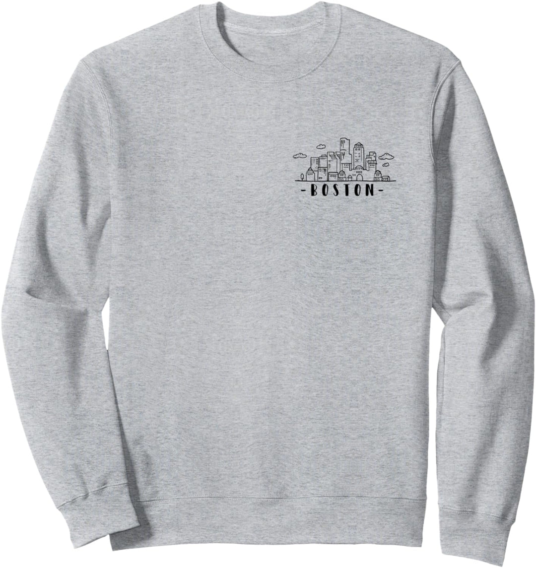 Boston Massachusetts Skyline Sweatshirt